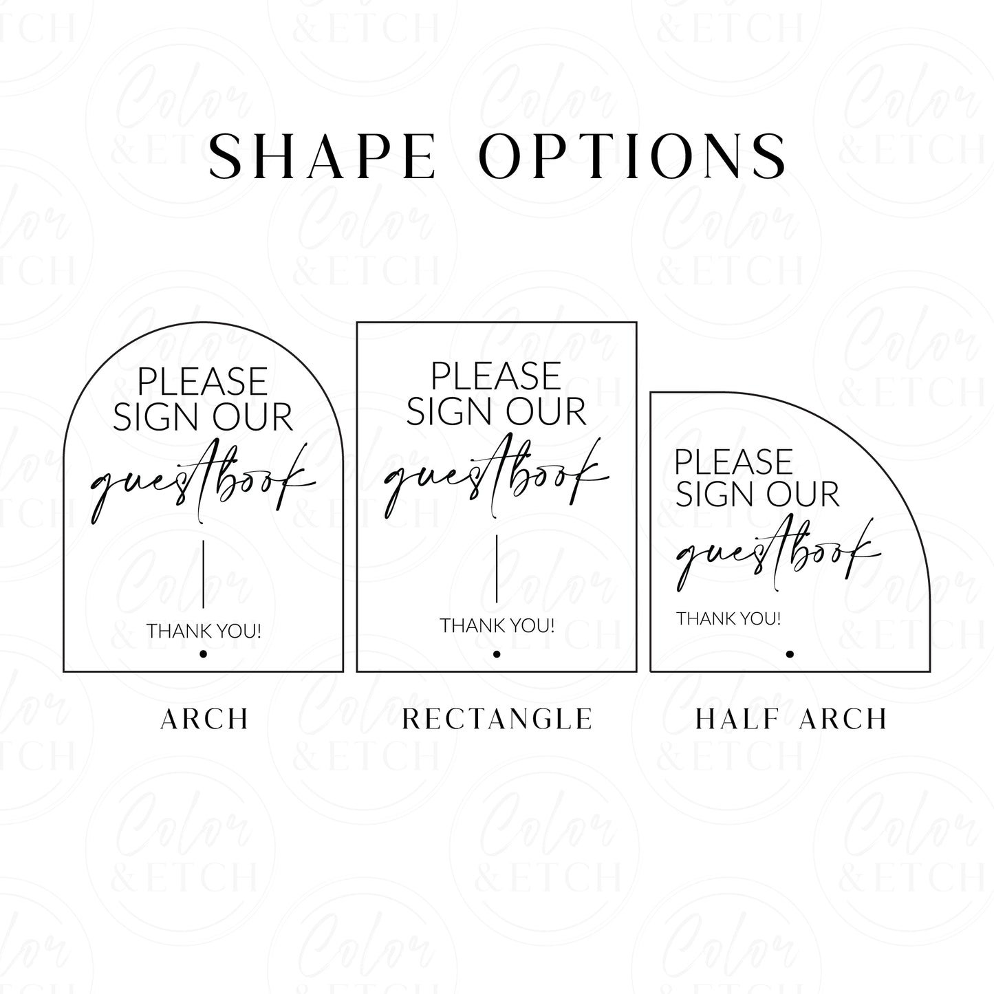 Please Sign Our Guestbook Sign