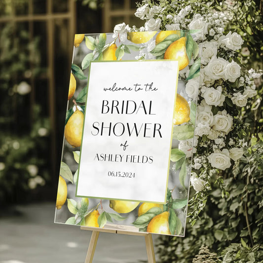 Lemon Welcome Sign