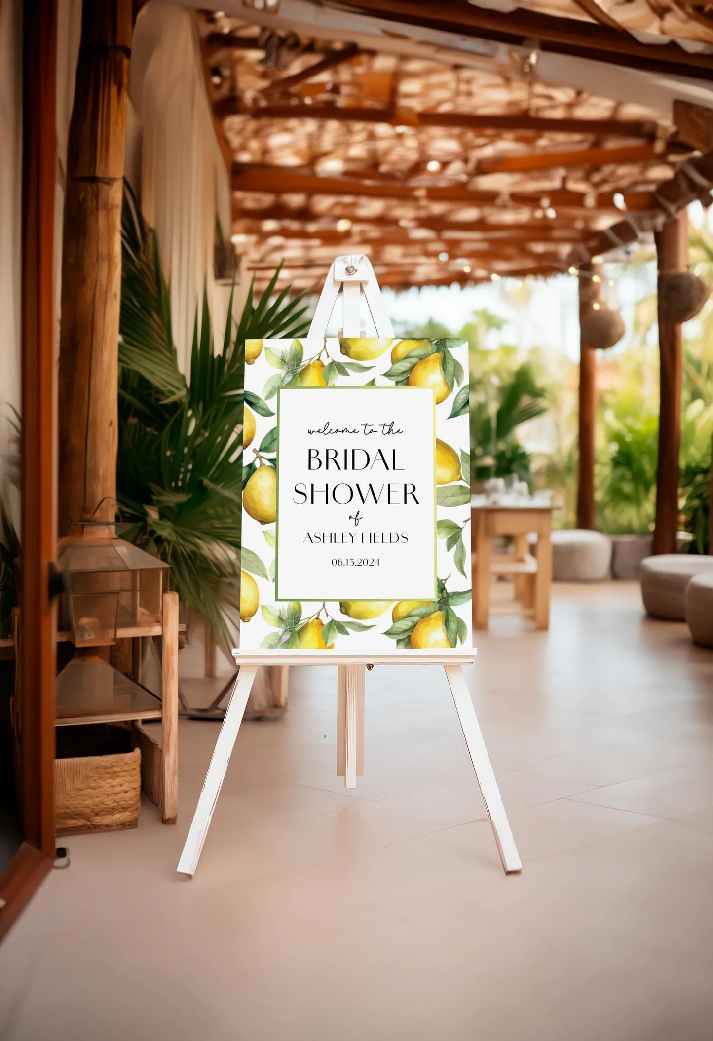 Lemon Welcome Sign
