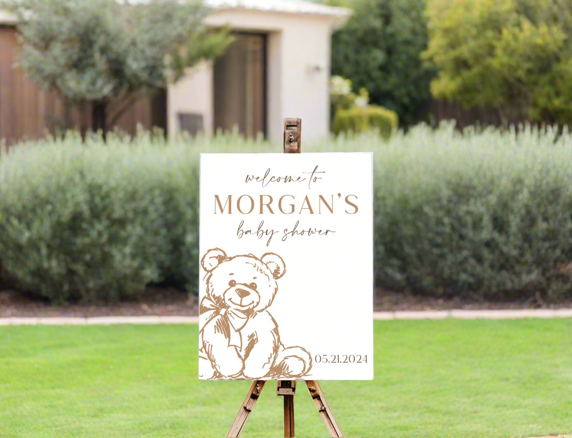 Bear Welcome Sign
