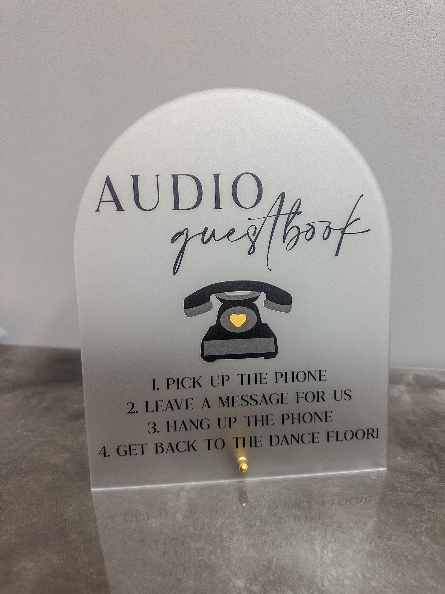 Audio Guestbook Sign
