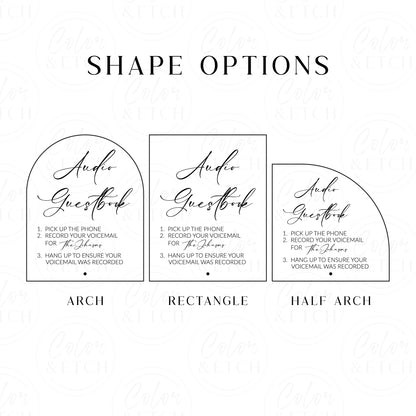 Audio Guestbook Sign