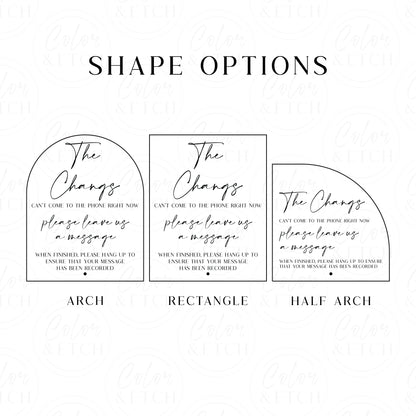 Audio Guestbook Sign