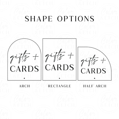 Gifts + Cards Sign