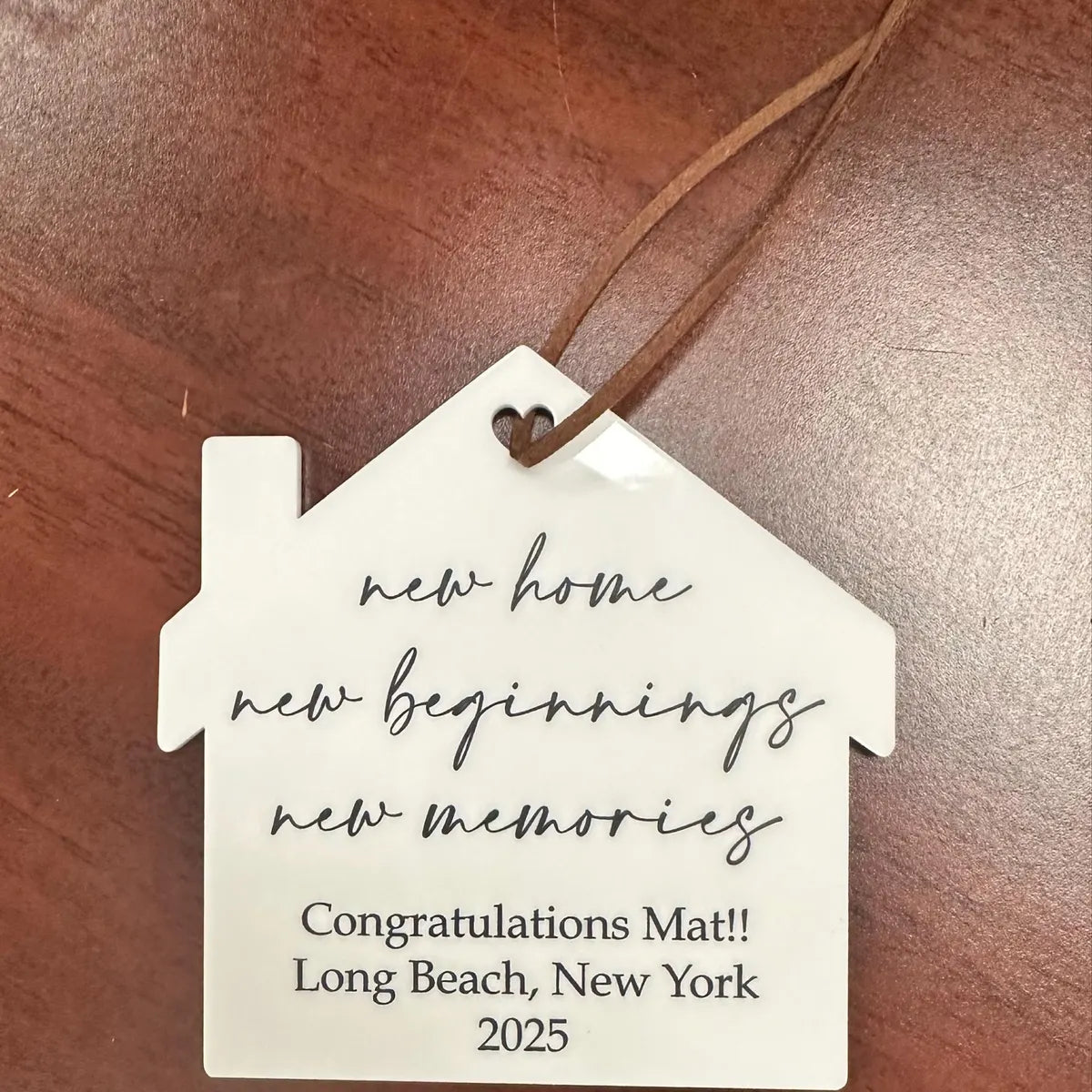 New Home, New Beginnings, New Memories Ornament