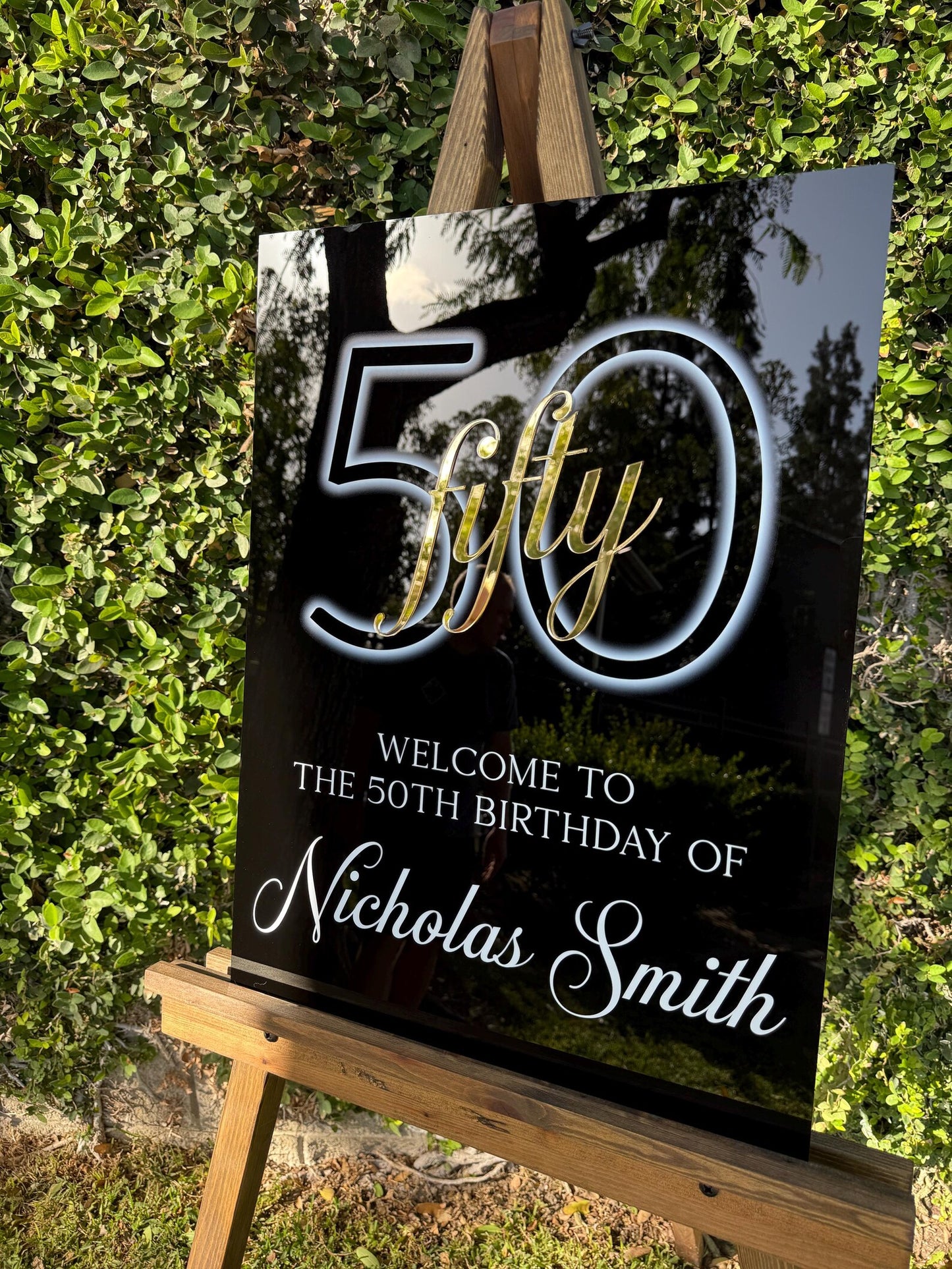 3D Birthday Welcome Sign