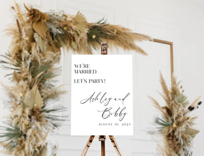 We're Married Let's Party