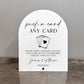 Pick A Card Sign