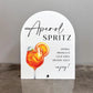 Aperol Spritz Sign