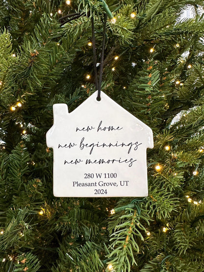 New Home, New Beginnings, New Memories Ornament
