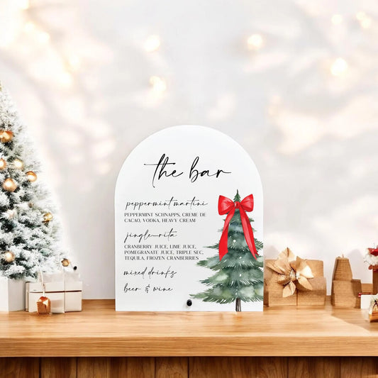 Christmas Bar Menu