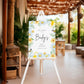 Bee Floral Sign