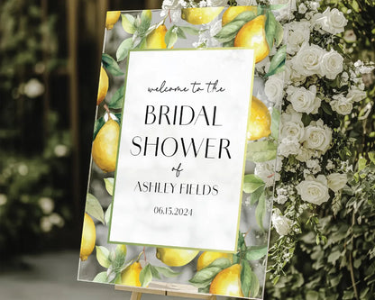 Lemon Welcome Sign
