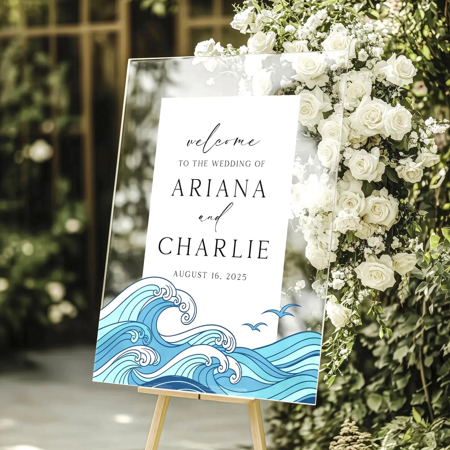 Ocean Welcome Sign