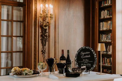 Chinoiserie Oval Bar Sign