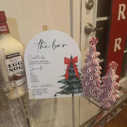 Christmas Bar Menu