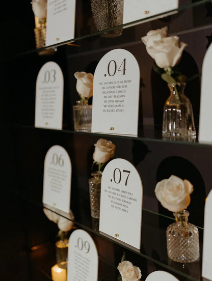 Table Assignment Signs