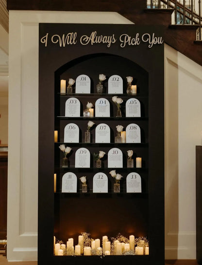 Table Assignment Signs