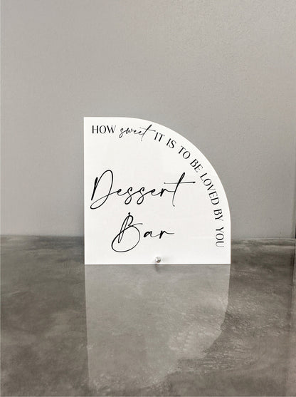 Dessert Bar Sign