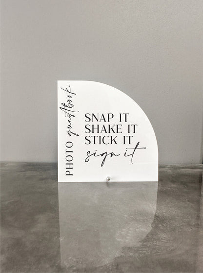 Photo Guestbook Sign