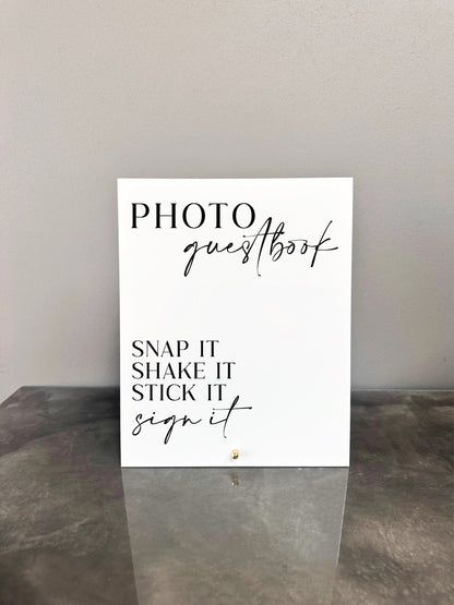 Photo Guestbook Sign