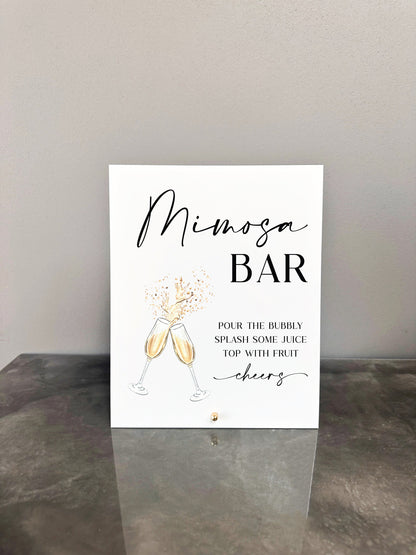 Mimosa Bar Sign