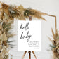 Hello Baby Welcome Sign