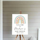 Rainbow Welcome Sign