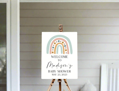 Rainbow Welcome Sign