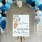 Blue Bear Welcome Sign