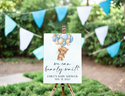 We Can Bearly Wait Sign