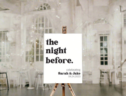 The Night Before Sign