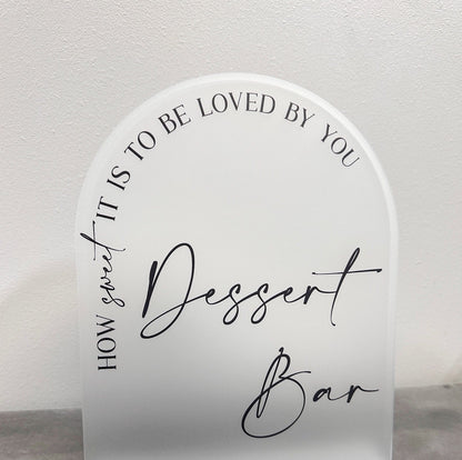 Dessert Bar Sign