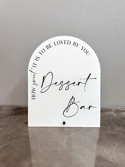 Dessert Bar Sign