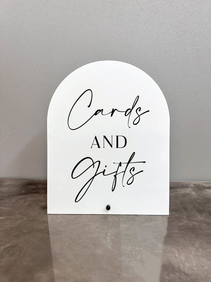 Cards and Gifts Sign