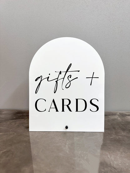 Gifts + Cards Sign