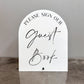 Please Sign Our Guestbook Sign