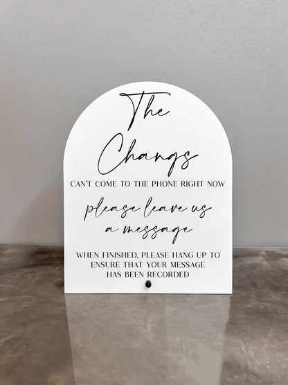 Audio Guestbook Sign