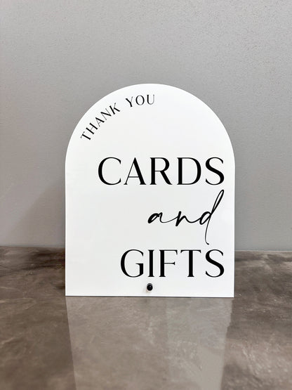 Cards and Gifts Sign