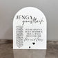 Jenga Guestbook Sign