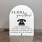 Audio Guestbook Sign