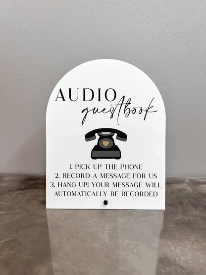 Audio Guestbook Sign