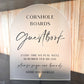 Cornhole Boards Guestbook Sign