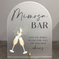 Mimosa Bar Sign