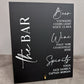 The Bar Drink Sign