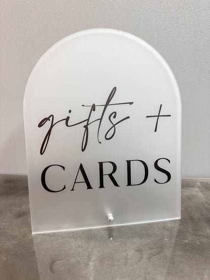 Gifts + Cards Sign