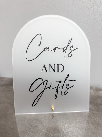 Cards and Gifts Sign