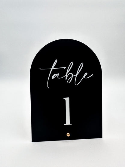 Arch Table Numbers