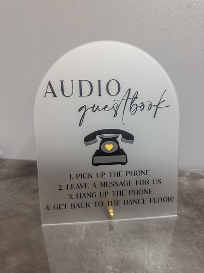 Audio Guestbook Sign