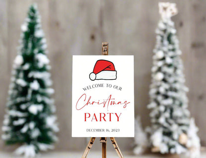 Christmas Party Welcome Sign